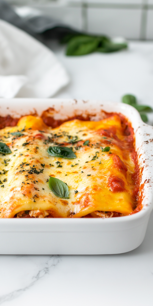 Best Chicken Manicotti Recipe in 40 Mins!