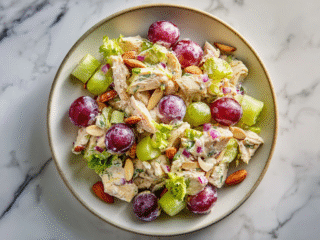 Light and Fresh Panera Chicken Salad Recipe!