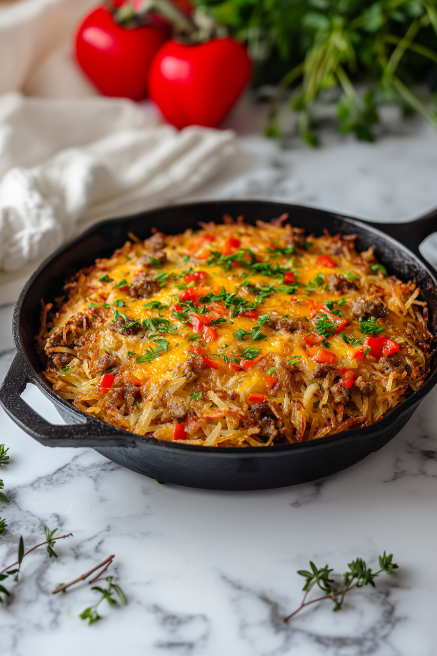 Serve hot, optionally with a fried egg or avocado on top.