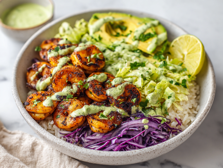 Authentic Blackened Shrimp Bowls Recipe!