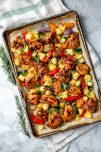 Bake for 25 minutes, or until the chicken is fully cooked and slightly caramelized. Remove from oven, garnish with fresh herbs (optional), and serve hot.