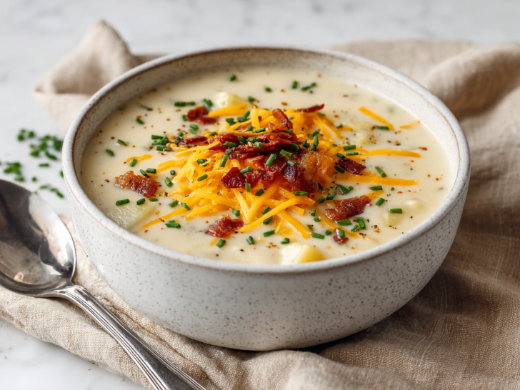 Delicious 4-Ingredient Potato Soup Recipe Ever!
