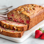 Easy Strawberry Banana Bread Recipe!