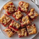 Best Strawberry Crumble Bars Recipe Ever!