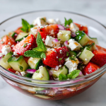 Delicious Cucumber Strawberry Salad Recipe!