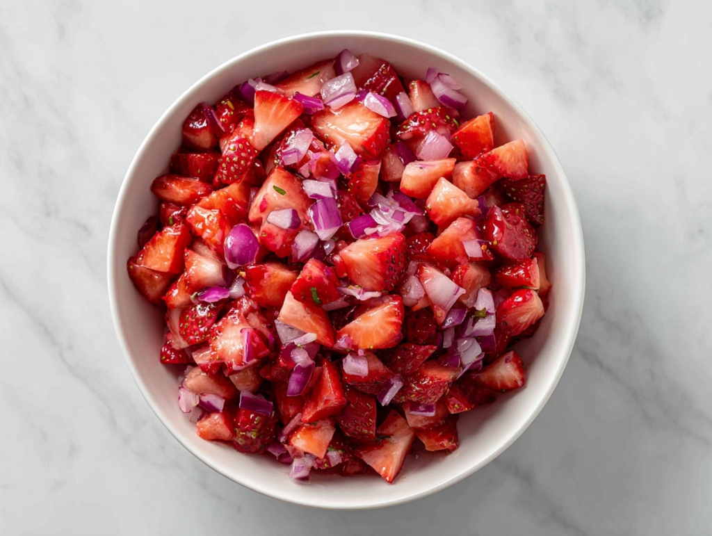 10-Minute Best Strawberry Rhubarb Salsa Recipe Ever!