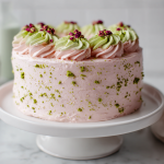 Easy Strawberry Matcha Cake Recipe!