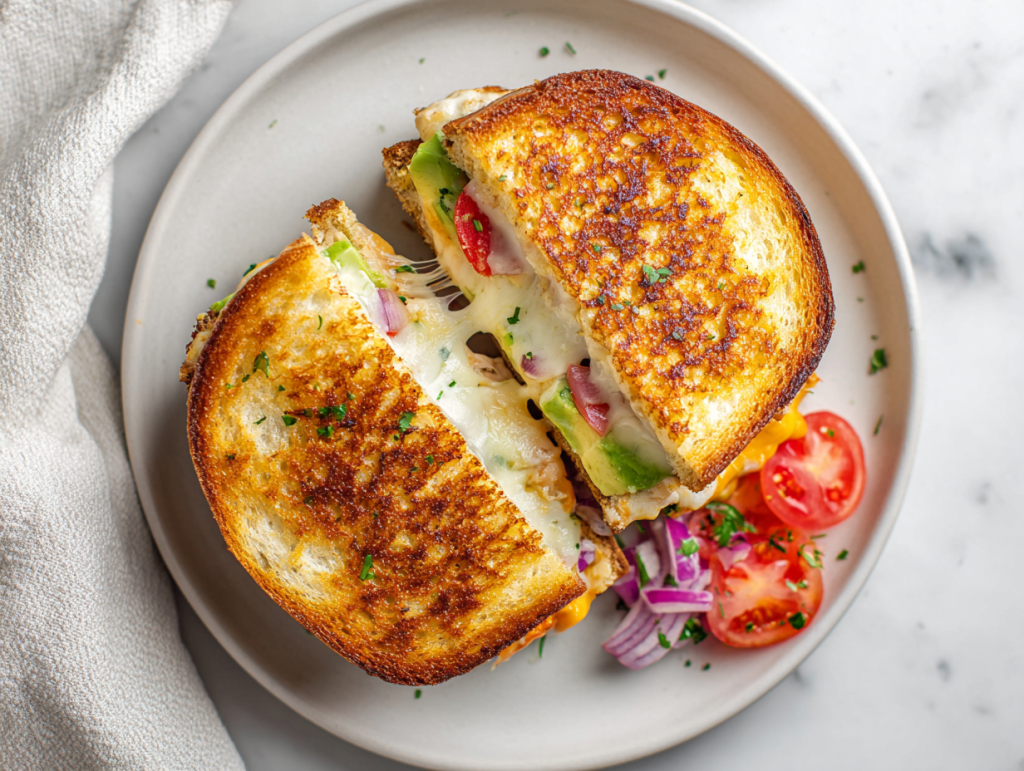 Easy Chicken Avocado Melt Recipe!