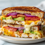Easy Chicken Avocado Melt Recipe!