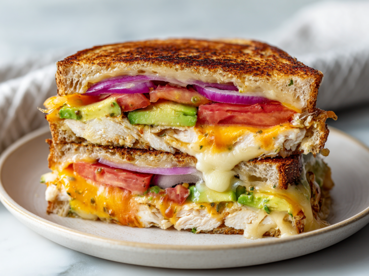 Easy Chicken Avocado Melt Recipe!