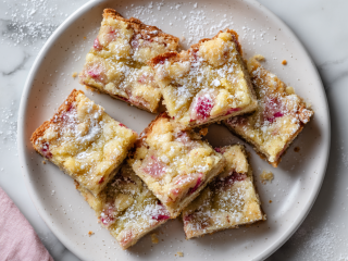 The Best Rhubarb Dream Bars Recipe!