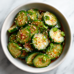 Easy & Spicy Cucumber Salad in 10 Minutes!