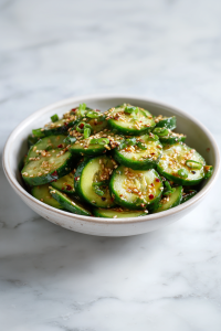 Easy & Spicy Cucumber Salad in 10 Minutes!