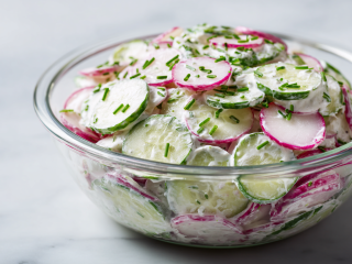Healthy Cucumber Radish Salad in Just 10 Mins!