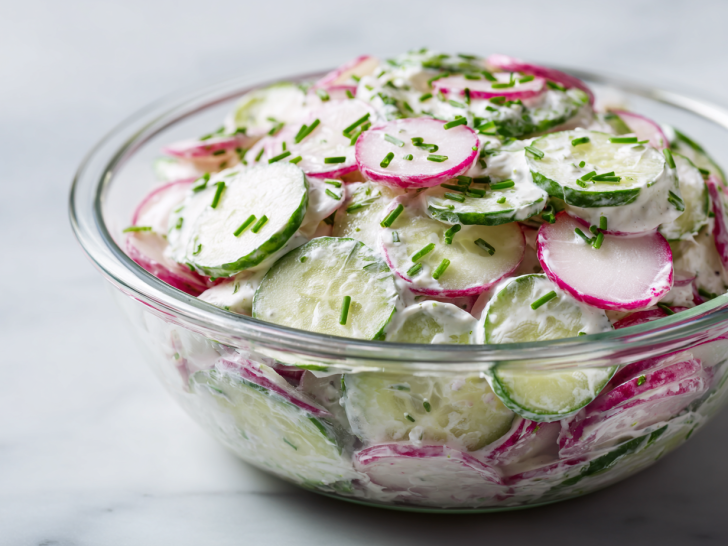 Healthy Cucumber Radish Salad in Just 10 Mins!