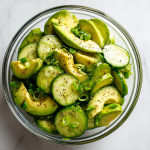Healthy Avocado Cucumber Salad Recipe for Summer!