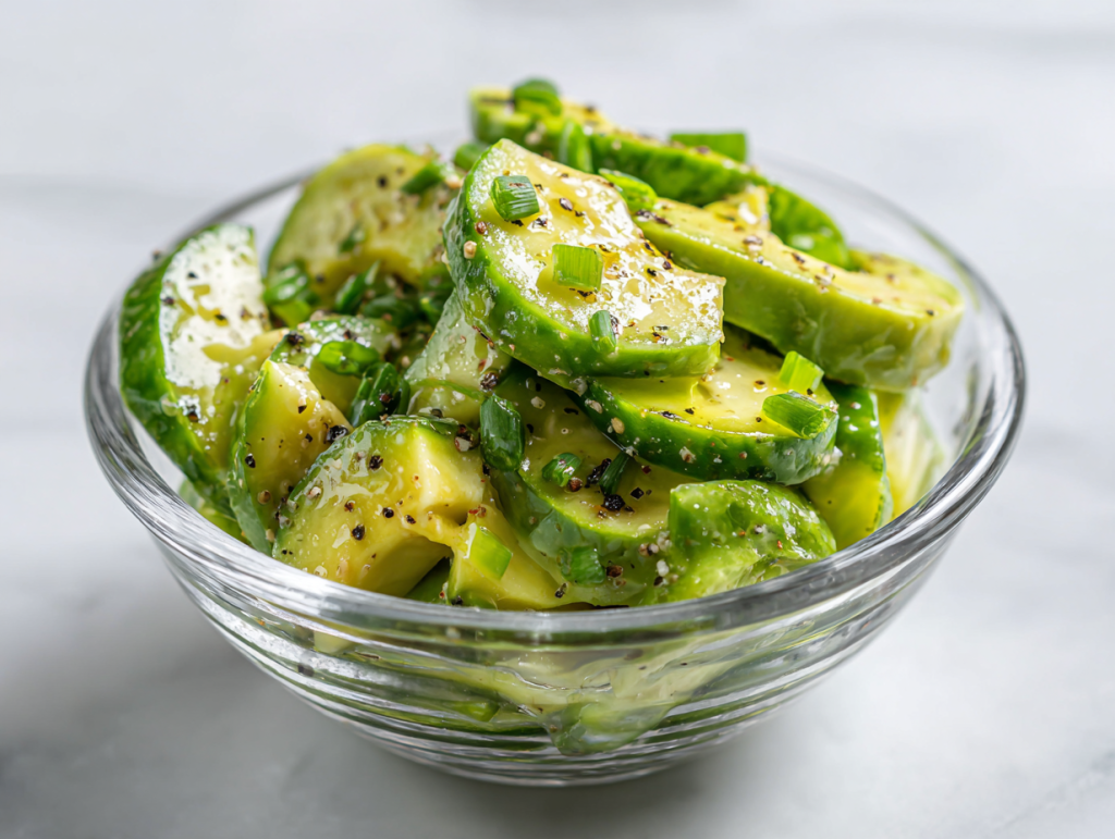 Healthy Avocado Cucumber Salad Recipe for Summer!