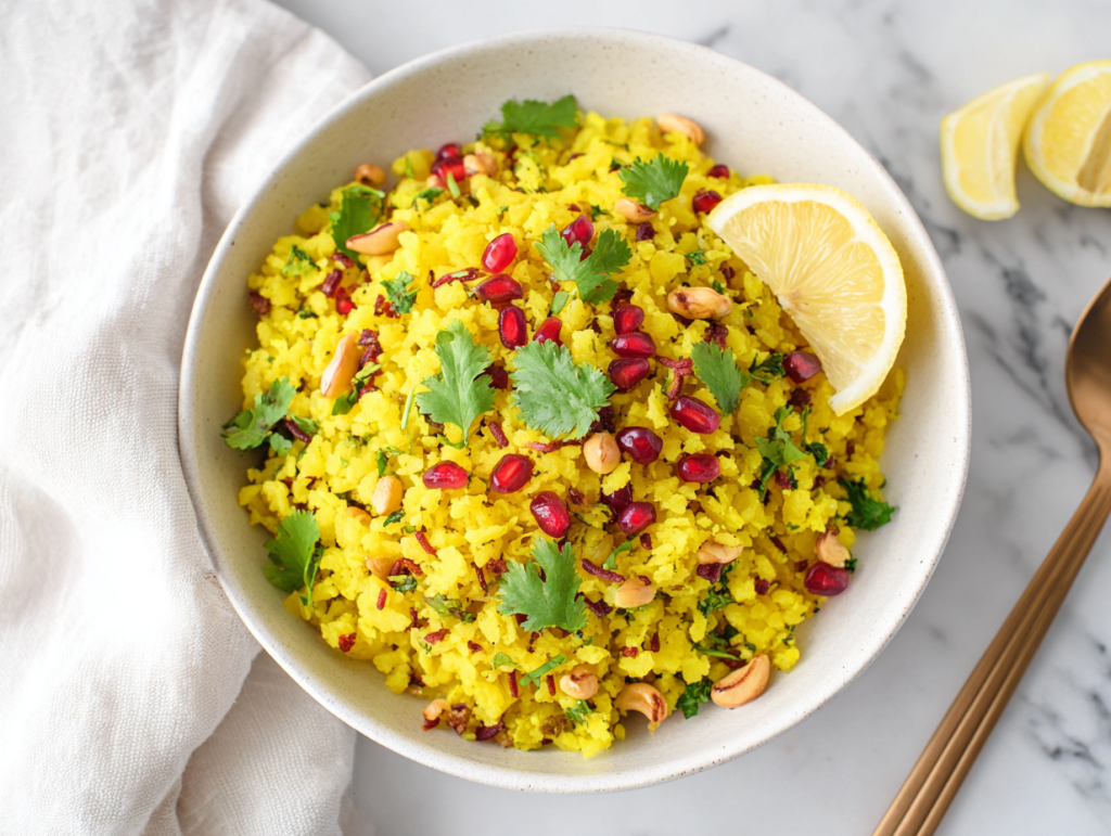 Healthy & Light Poha Recipe in 20-Minutes!