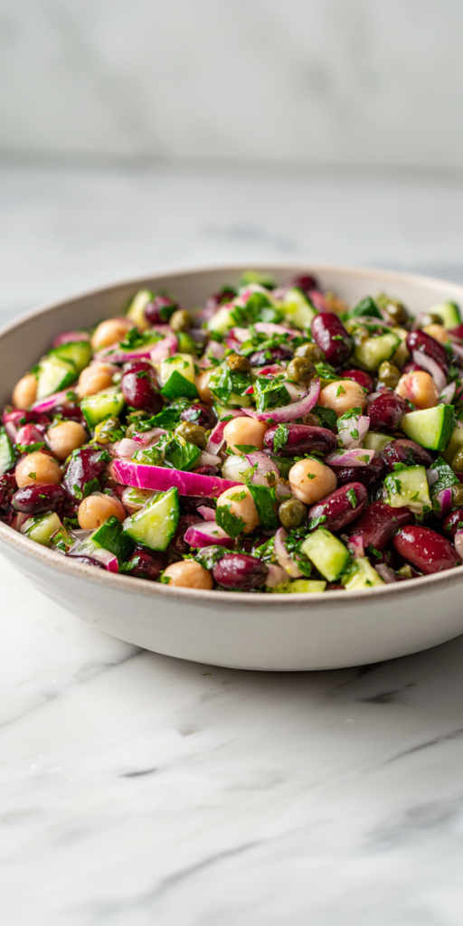 Protein-Packed Mixed Bean Salad in 15 Minutes!