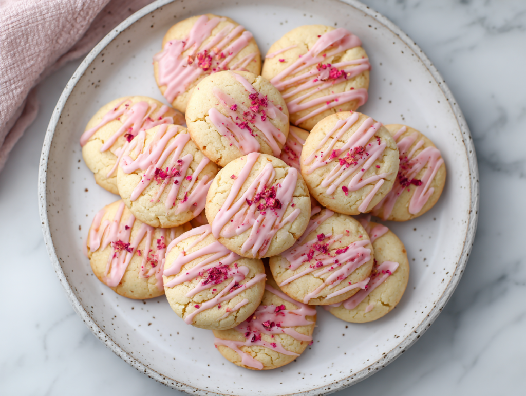 Delicious Strawberry Shortbread Cookies Recipe!