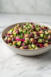 Protein-Packed Mixed Bean Salad in 15 Minutes!