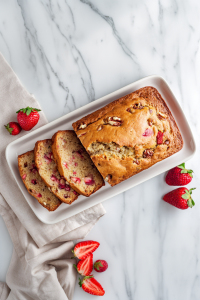 Bake for 50–55 minutes or until a toothpick comes out clean. Let cool before slicing.