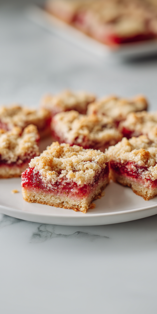 Best Strawberry Crumble Bars Recipe Ever!