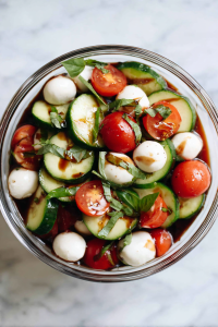 Serve fresh, optionally topped with extra basil or a crack of black pepper.