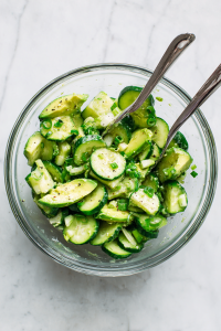 Gently toss the salad to coat evenly.