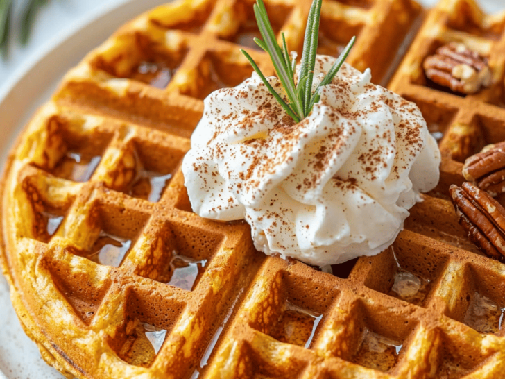 Slice Into Autumn: Unconventional Gluten-Free Pumpkin Waffles