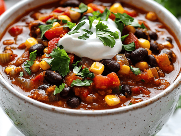 Slow Cooker Vegetarian Chili: A Cozy Plant-Powered Win