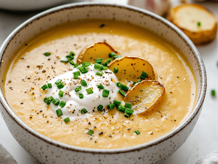 Slow & Savory: Crockpot Roasted Garlic Potato Soup That Transforms