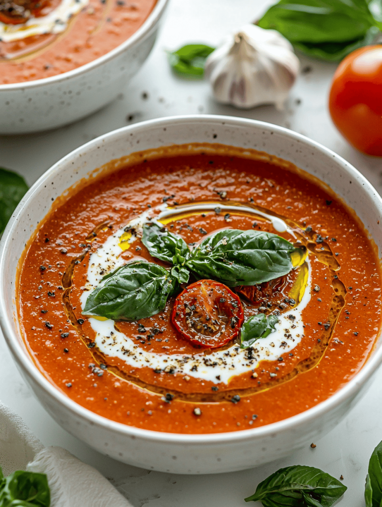 Crockpot Roasted Tomato Soup Recipe