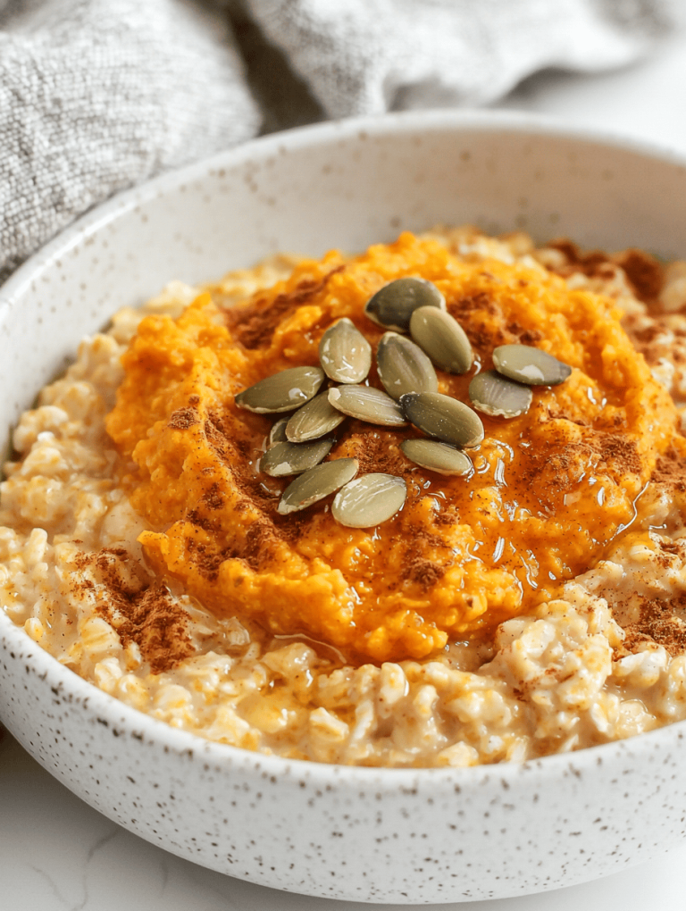Pumpkin Oatmeal with a Spiced Twist: A Cozy Morning Revolution