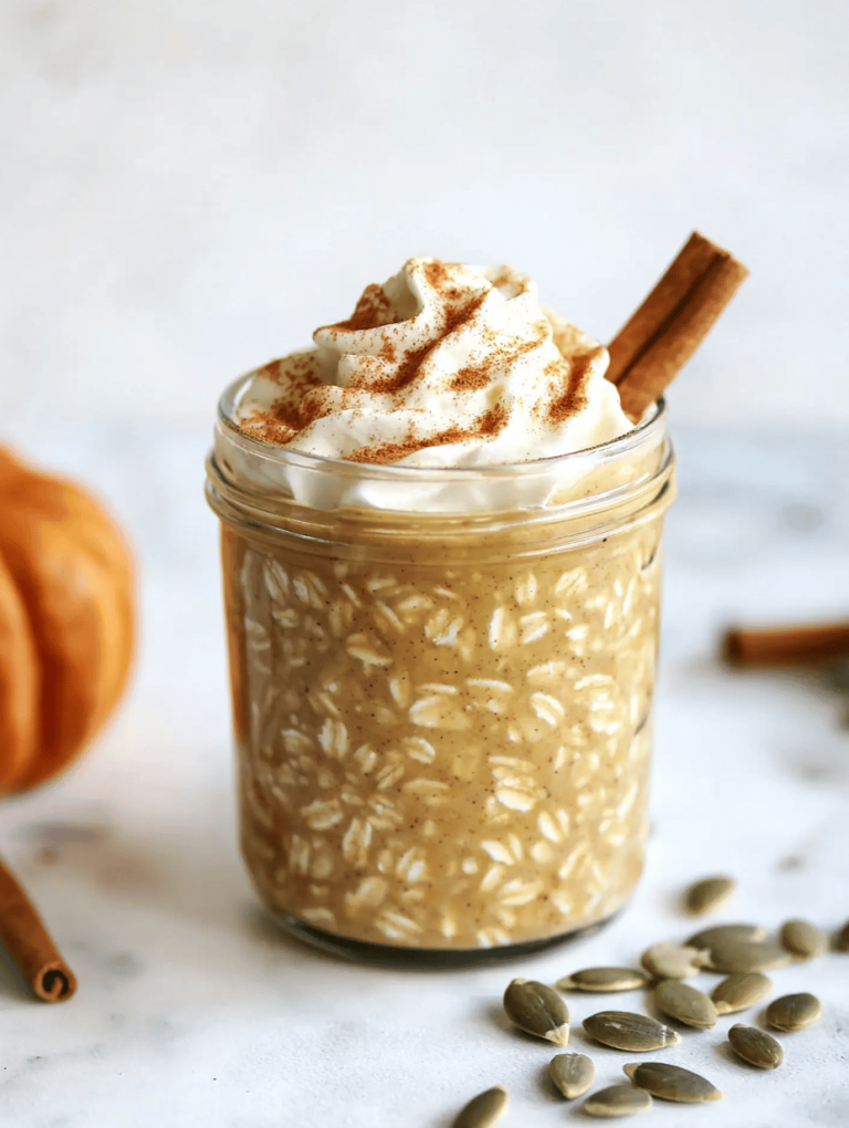 Awaken Your Mornings with Pumpkin Spice Overnight Oats: A Cozy Twist