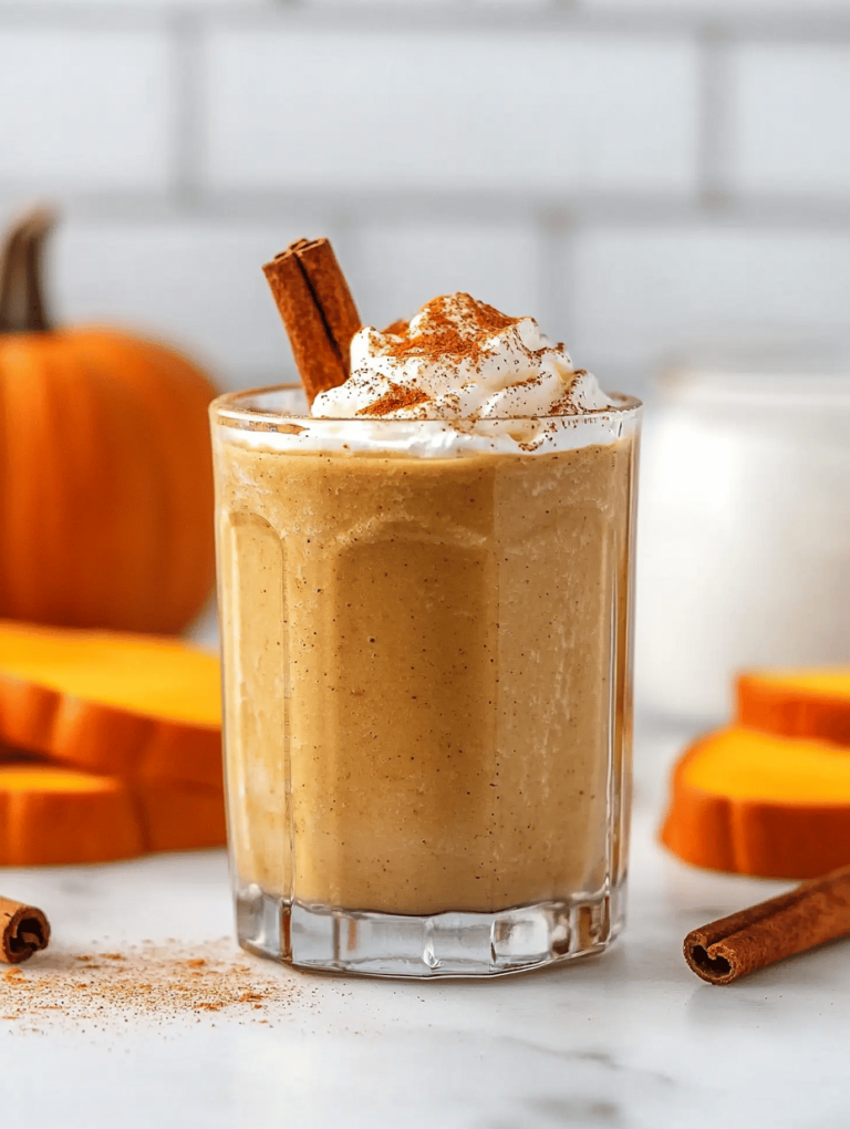 Pumpkin Spice Smoothie: The Cozy Breakfast Twist You Didn’t See Coming