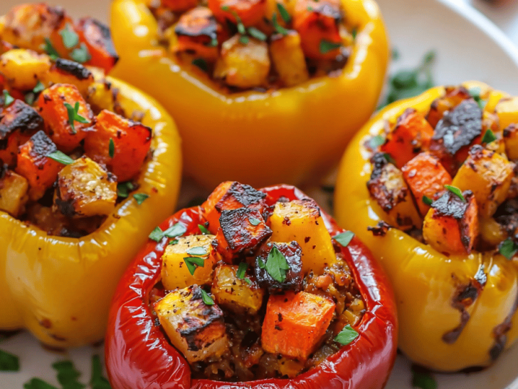 Autumn&rsquo;s Hidden Treasure: Stuffed Bell Peppers with Fall Vegetables