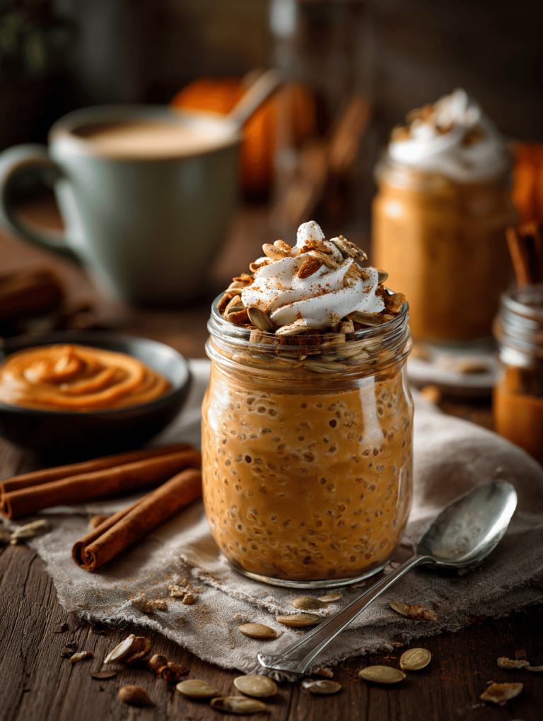 Pumpkin Spice Overnight Oats That Feel Like a Cozy Morning Hug