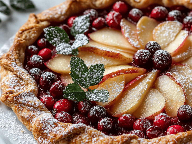 The Artful Charm of Cranberry Apple Galette: A Fall Evening’s Secret