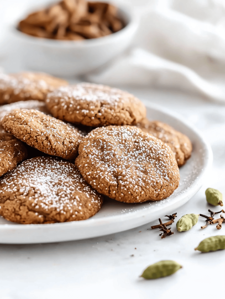 Secret Spice: Ginger Cookies with a Cinnamon Surprise