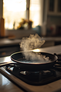 Heat a cast iron skillet over high heat