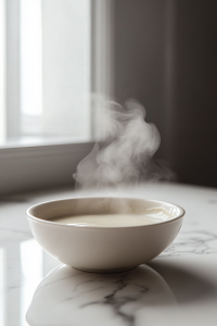 Melt the white chocolate