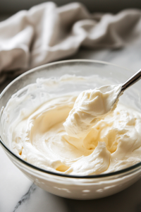 whisk egg whites into soft peaks