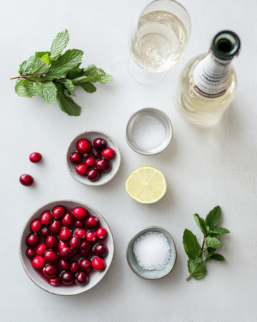 Cranberry Mimosa Recipe Ingredients