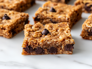 Peanut Butter Chocolate Chip Chewy Bars Recipe