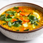 Turmeric Lentil Vegetable Soup Recipe