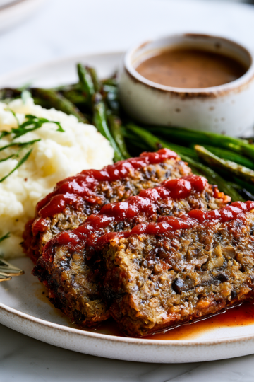 Mushroom Lentil Loaf Recipe