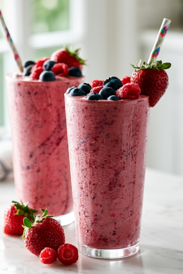 Triple Berry Smoothie Recipe