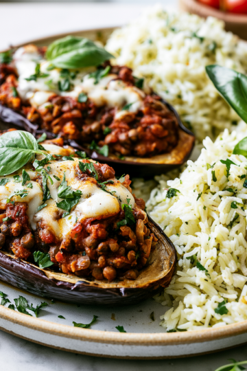 Vegan Stuffed Eggplant Recipe