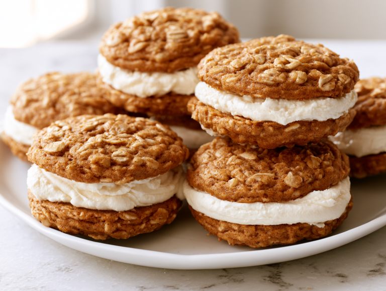 Pumpkin Oatmeal Cream Pies Recipe